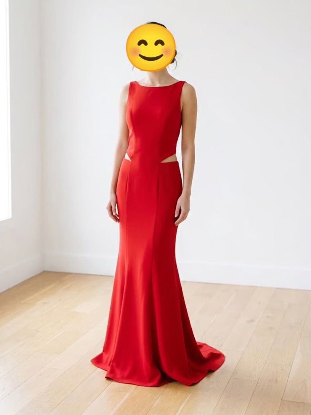 New with tags scarlet red formal gown